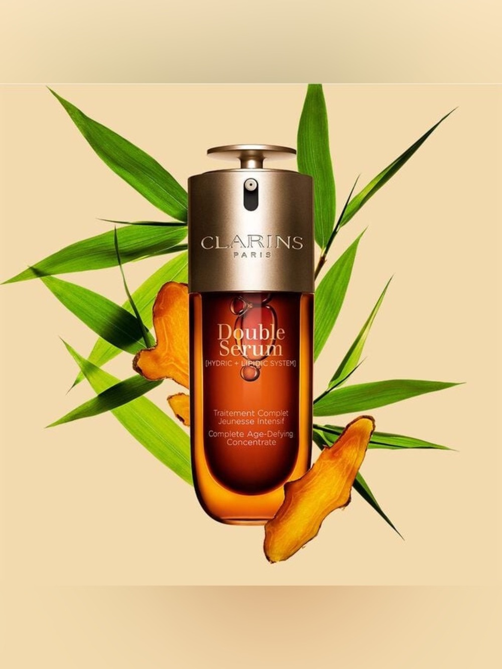 New Clarins DOUBLE SERUM® - Anti-Aging + Anti-Wrinkle Serum - 1.7 oz